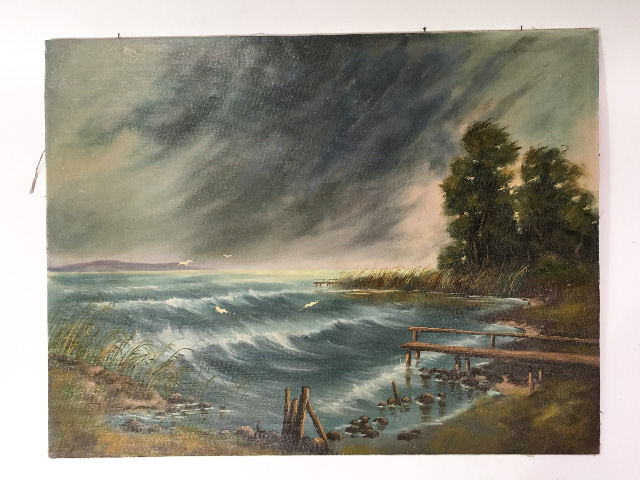 ARTWORK, Landscape (Large) - Stormy Seas (No Frame)